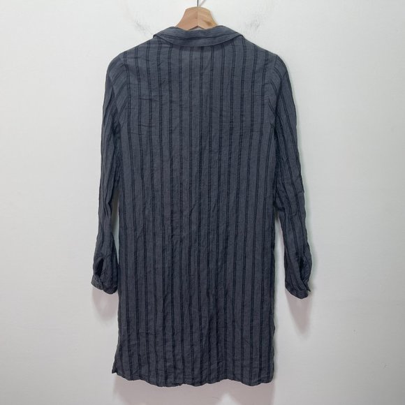 Anthropologie Cloth & Stone Grey Striped Tunic sz XS - Picture 10 of 12